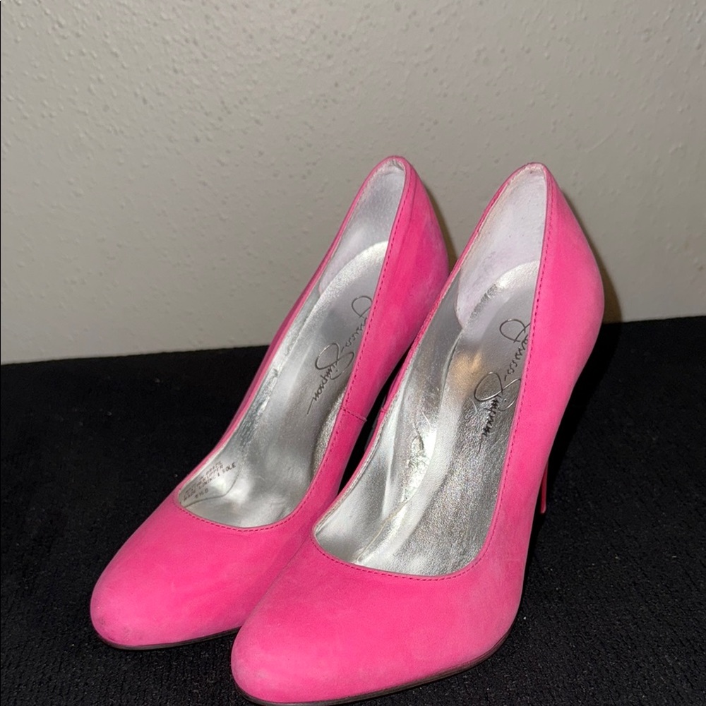 Jessica Simpson Pink Stiletto Heels